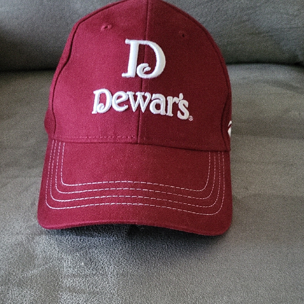 TaylorMade Burgundy Hat with White Logo